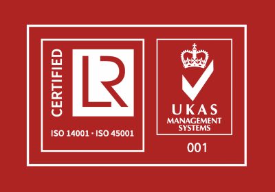 Certified LR and UKAS logos