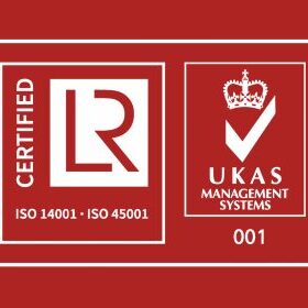 Certified LR and UKAS logos